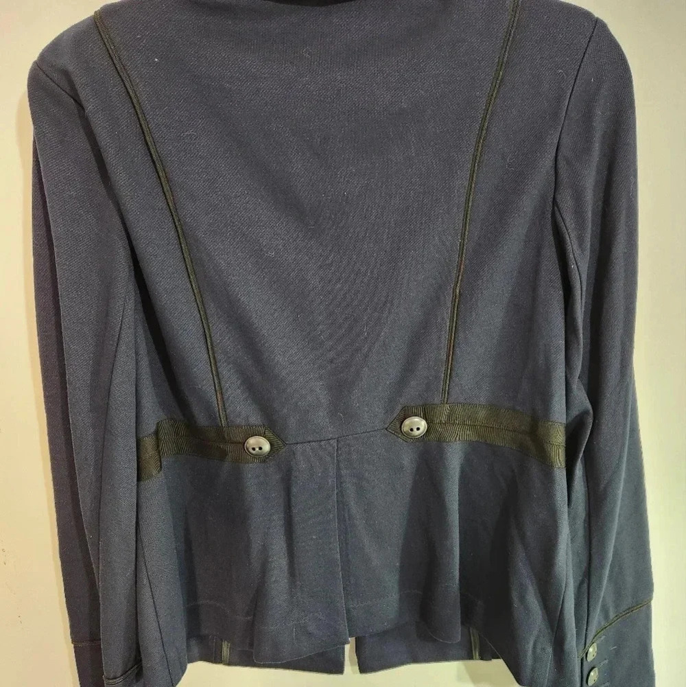Cute womens Navy Blue/black jacket, size medium - Picture 6 of 10